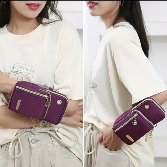 Purple Shoulder Bag, New - 2 colors available - Picture 12 of 14